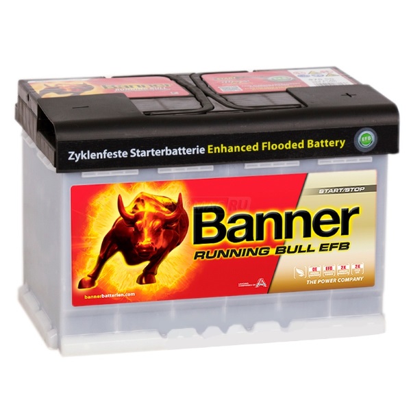 Аккумулятор Banner 70 о.п. Running Bull EFB 570 11