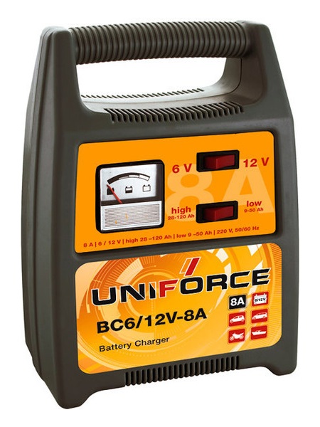 Устройство зарядное Uniforce BC 6/12V-8A