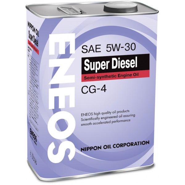 Масло моторное Eneos Super Diesel 5W-30 CG-4 4л полусинт