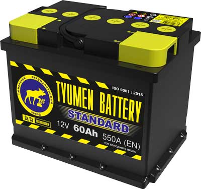 Аккумулятор Tyumen Battery Standart 6СТ-60LR о.п.