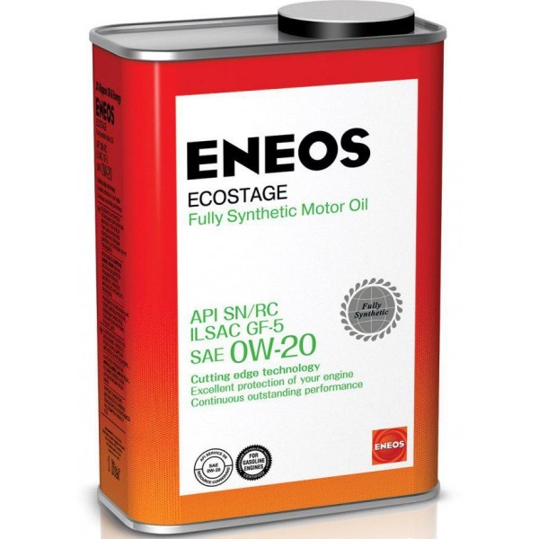 Масло моторное Eneos Ecostage 0W-20 SN 1л синт
