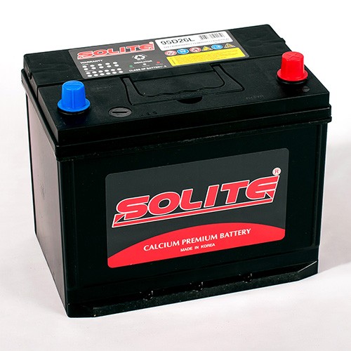Аккумулятор Solite 85 о.п. 95D26L (B/H) с бортиком