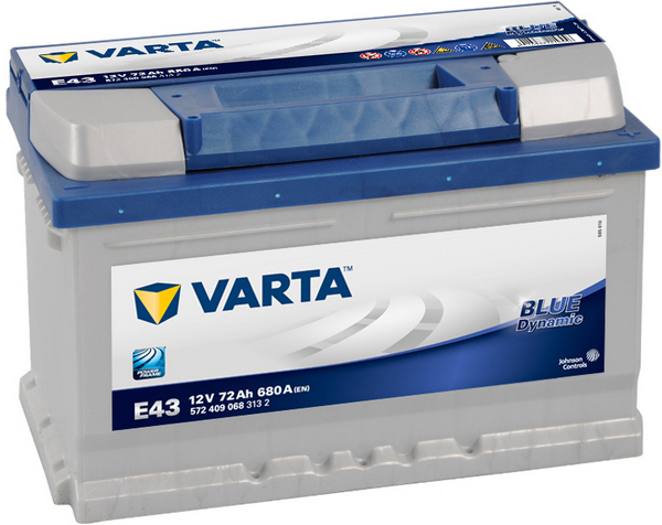 Аккумулятор Varta 72 о.п. (низкий) Blue Dynamic 572 409 068