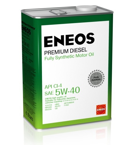 Масло моторное Eneos Premium Diesel 5W-40 CI-4 4л синт дизель