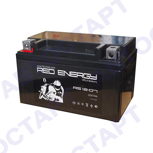 Аккумулятор Red Energy RS 12-07 (7Ач YTX7A-BS)