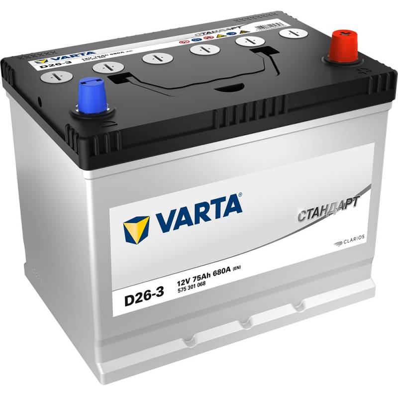 Аккумулятор Varta 75 о.п. (D26L asia борт) Стандарт 575 301 068