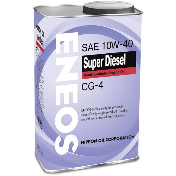 Масло моторное Eneos Super Diesel 10W-40 CG-4 1л полусинт