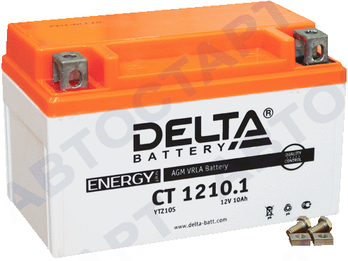 Аккумулятор Delta CT1210.1 (10Ач YTZ10S)