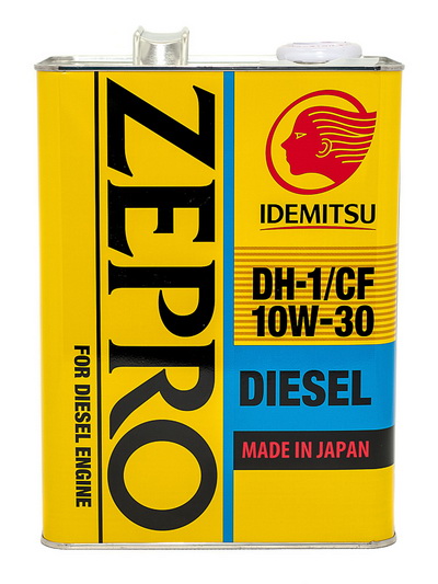 Масло моторное Idemitsu Zepro Diesel 10W-30 DH-1/CF 4л