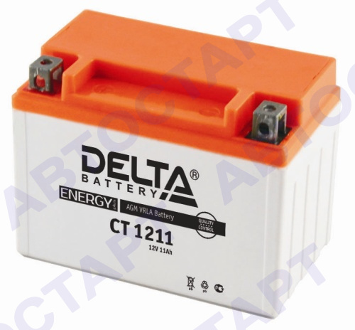 Аккумулятор Delta CT1211 (11Ач YTZ12S)