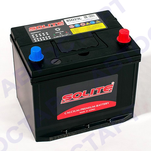 Аккумулятор Solite 70 о.п. 85D23L (B/H) с бортиком низкий