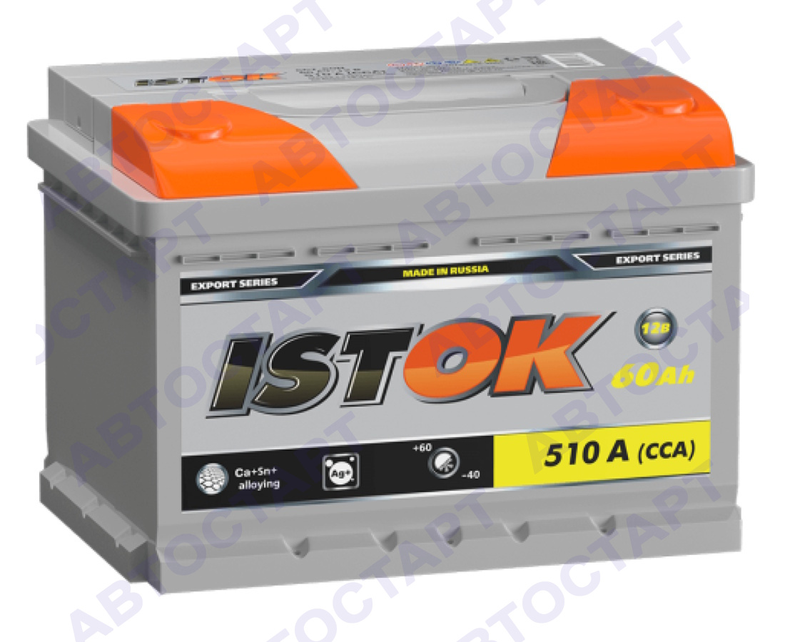 Аккумулятор ISTOK 6СТ- 60 N п.п. (1)