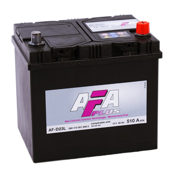 Аккумулятор AFA 60 о.п. (D23L asia) 560 412