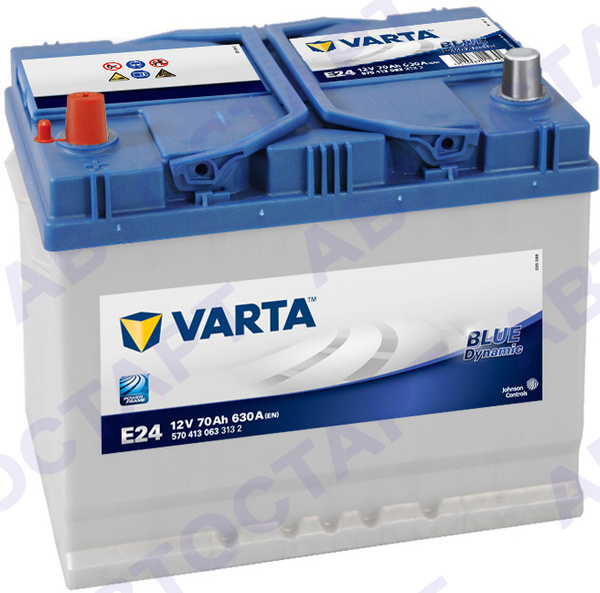 Аккумулятор Varta 70 п.п. (D26R asia) Blue Dynamic 570 413 063  //  УЦЕНКА