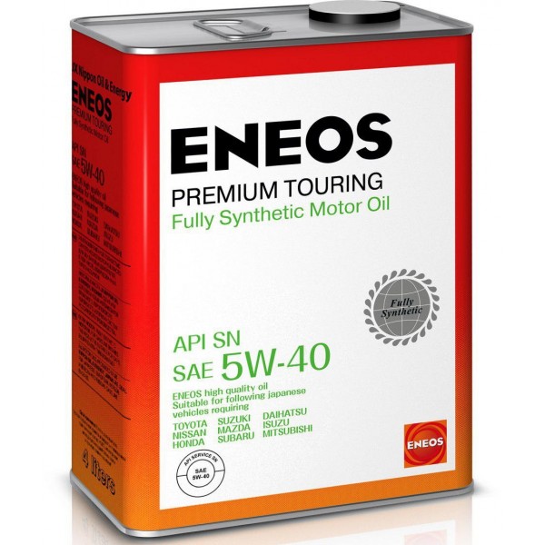 Масло моторное Eneos Premium Touring 5W-40 SN 4л синт