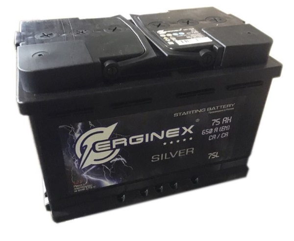 Аккумулятор Erginex 6СТ- 75 L п.п.