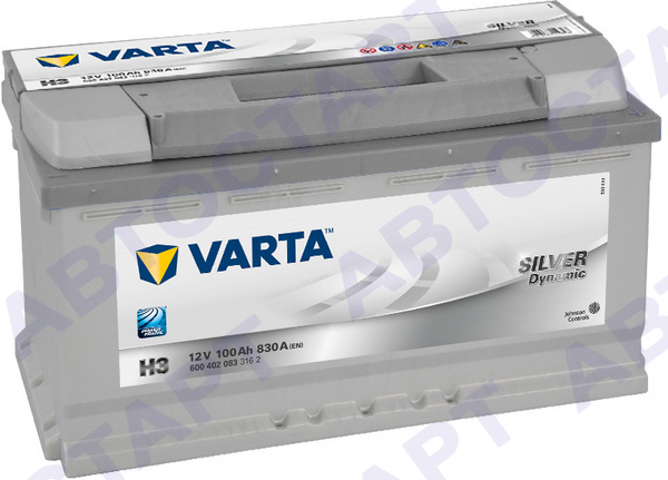 Аккумулятор Varta 100 о.п. Silver Dynamic 600 402 083  //  УЦЕНКА