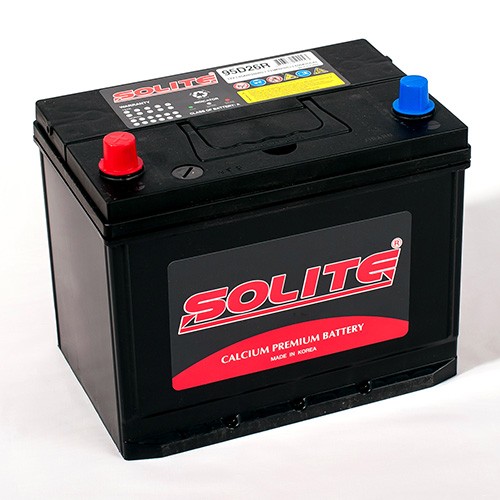 Аккумулятор Solite 85 п.п. 95D26R (B/H) с бортиком