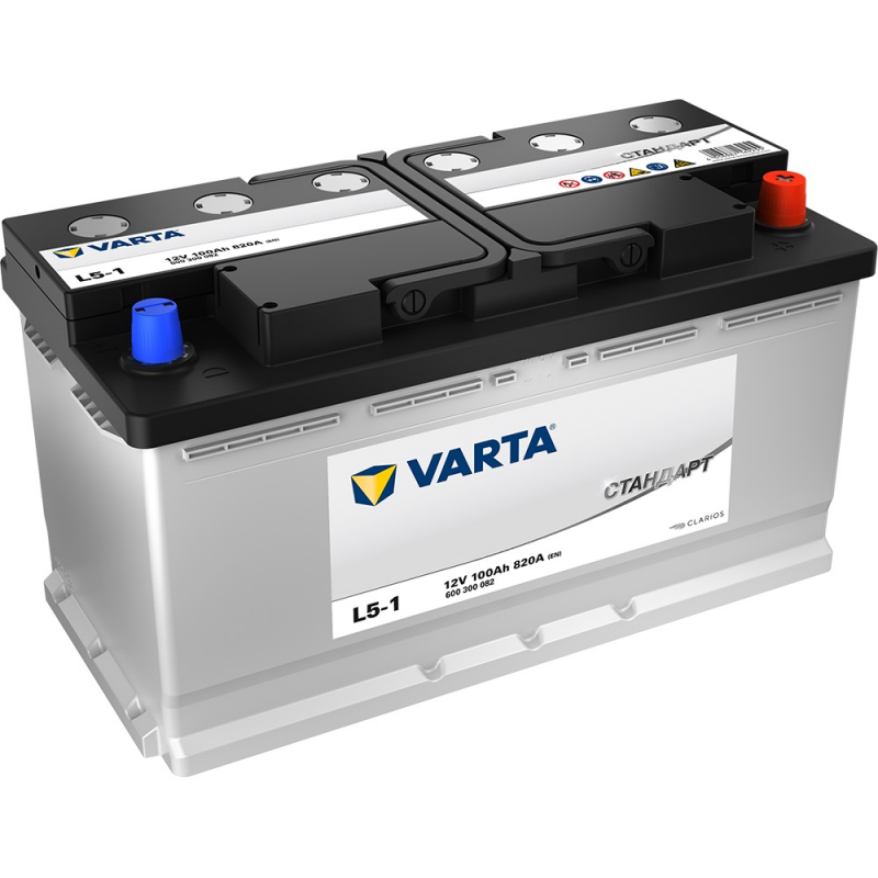 Аккумулятор VST 100 о.п. Стандарт 600 300 082 (Varta)