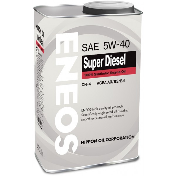 Масло моторное Eneos Super Diesel 5W-40 CH-4 0,94л синт