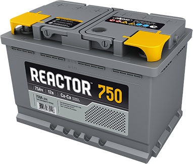 Аккумулятор Reactor 6СТ-75 Евро о.п.