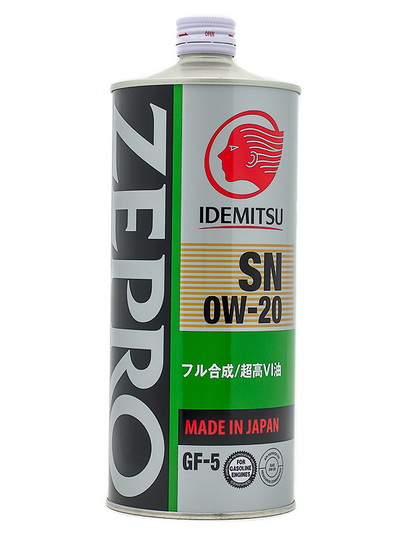 Масло моторное Idemitsu Zepro Eco Medalist 0W-20 SN/GF-5 1л синтетика