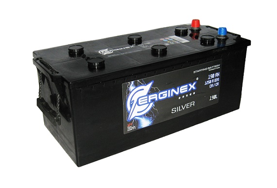 Аккумулятор Erginex 6СТ-190 L (4) (широкий 240мм) конус + переходник