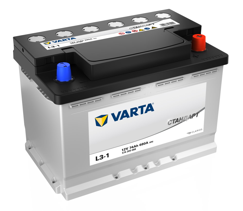 Аккумулятор VST 74 о.п. Стандарт 574 300 068 (Varta)