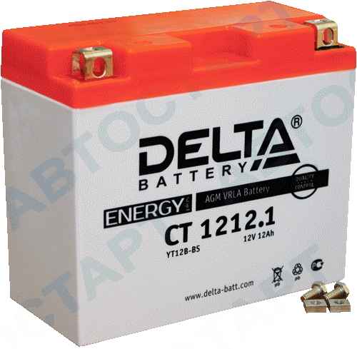 Аккумулятор Delta CT1212.1 (12Ач п.п. YT12B-BS)